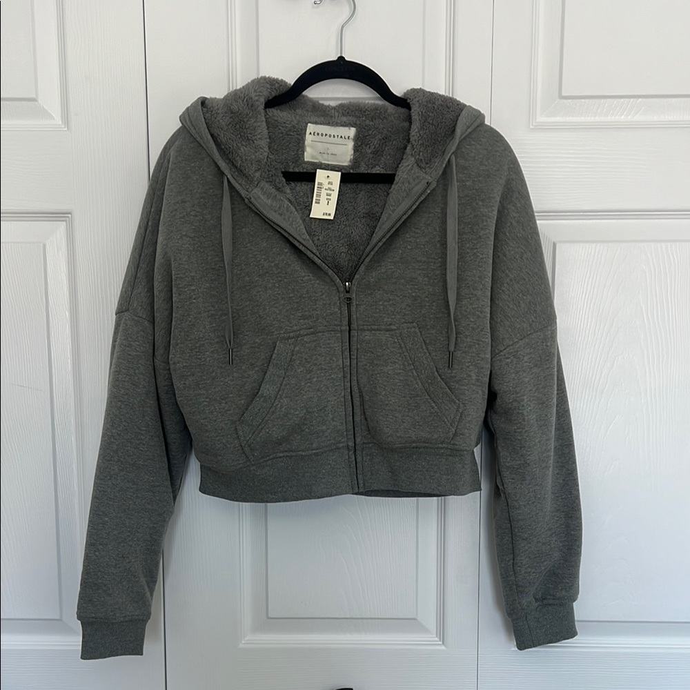 Aeropostale NWT Cropped Zip Up
